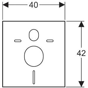 Geberit WC acoustic insulation set (156.050.00.1) - main image 2