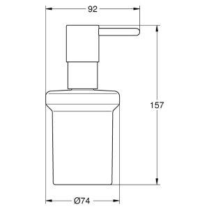 Grohe Essentials Soap Dispenser - Brushed Cool Sunrise (40394GN1) - main image 2