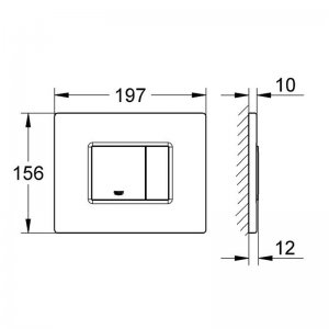 Grohe Skate Cosmopolitan Wall plate - stainless steel (38776SD0) - main image 2