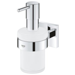 Grohe Start Cube Soap Dispenser With Holder - Chrome (41098000) - main image 2