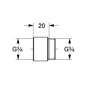 Grohe extension set (0713000M) - main image 2