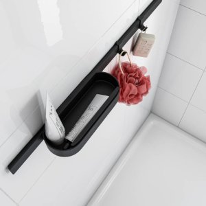 Hansgrohe WallStoris Shower Bundle - Matt Black (27967670) - main image 2