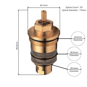 Hansgrohe T42 thermostatic cartridge (96633000) - main image 2