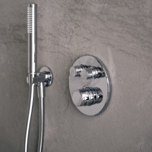 Ideal Standard Idealrain round shower handset elbow bracket (BC807AA) - main image 2