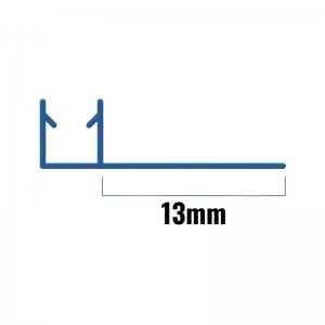 Inventive Creations Back Fins - 4-6mm Glass - 13mm - Pair - 1900mm Long (13BF) - main image 2