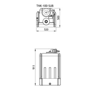 Salamander TankBoost 100L Mains Pressure Boosting Tank (TNK-100-SUB) - main image 2