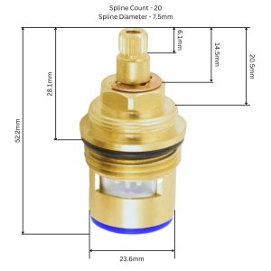 Ultra 3/4" CD valves (pair) (SPR03) - main image 2