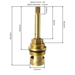 Crosswater flow cartridge (CGPRO2000C) - main image 3