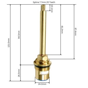 Crosswater long flow cartridge - AQ8083 (AQ8083) - main image 3