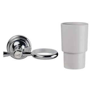 Croydex Flexi-Fix 1919 Range Tumbler and Holder - Chrome (QM301841) - main image 3