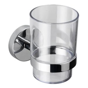 Croydex Flexi-Fix Romsey Tumbler and Holder - Chrome (QM741841) - main image 3