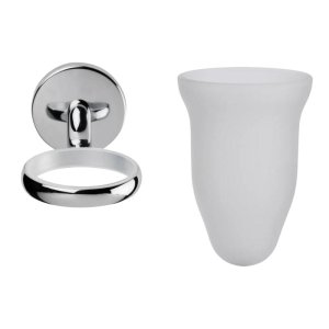 Croydex Hamsptead Tumbler And Holder - Chrome (QM641841) - main image 3