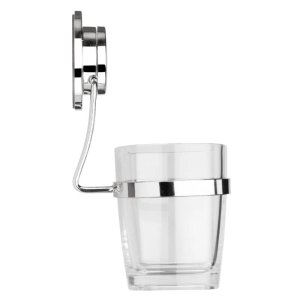 Croydex Stick 'N' Lock Tumbler and Holder - Chrome (QM291841) - main image 3