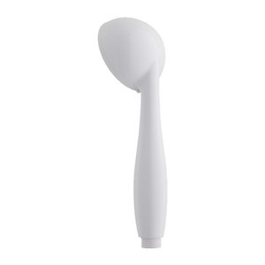 MX Lunar single spray shower head - white (HCC) - main image 3