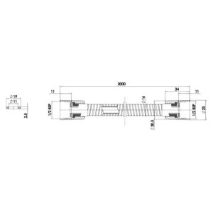 Croydex 2m Reinforced Stainless Steel Shower Hose (AM550641) - main image 4