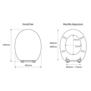 Croydex Como Flexi-Fix Toilet Seat (WL600722H) - main image 4