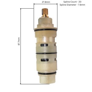 Ultra thermostatic cartridge (ZSPSBARCA09) - main image 4