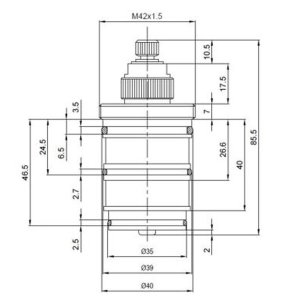 Ultra SA30049 thermostatic cartridge (SA30049) - main image 4