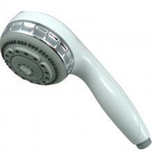 Aqualisa Turbostream handset - White/chrome (215027)