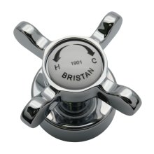 Bristan 1901 temperature handle assembly - chrome (0307-00-140 C)