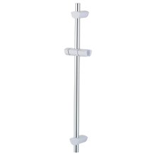 Bristan Evo Riser Rail with Adjustable Fixing Brackets - White/Chrome (EVC ADR01 WC)