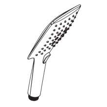 Bristan Shower Head - Black (P77500 BLK)