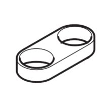 Bristan Shower Hose Retaining Ring - Chrome (5080155CP)