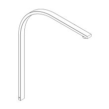 Bristan Shower Wall Arm - Brushed Brass (C01032-009-BB)