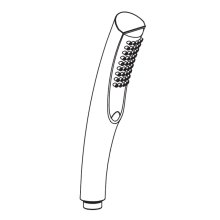 Bristan Single Function Shower Head - Chrome (202R30043CP-WRAS)