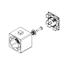 Bristan Temperature Handle Assembly - Brushed Brass (B38020-003-TEM-BB)