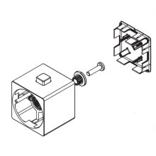 Bristan Temperature Handle Assembly - Chrome (B38020-003-TEM-C)