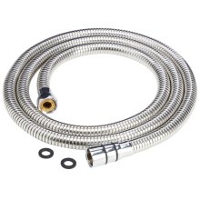 Croydex 1.5m Stretch Reinforced Shower Hose - Chrome (AM156041)