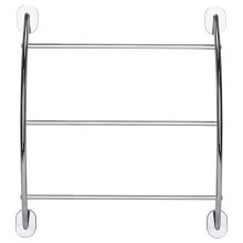 Croydex Flexi-Fix Britannia Curved Towel Rack - Chrome (QM261641)