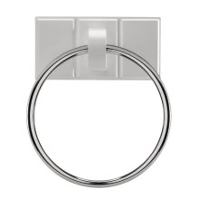 Croydex Portland Towel Ring - White Wood (WA991522)