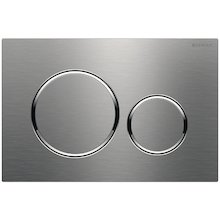 Geberit Sigma20 dual flush plate - stainless steel (115.882.SN.1)