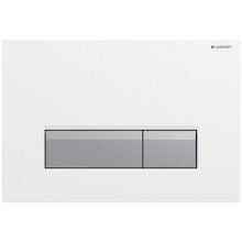 Geberit Sigma40 dual flush plate - brushed white (115.600.KQ.1)