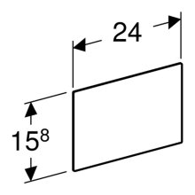 Geberit Sigma70 flush plate - custom (242.813.00.1)