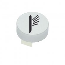 Hansgrohe push button body shower symbol - satin chrome (93578880)