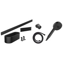 Hansgrohe WallStoris EcoSmart Bundle 3jet  - Matt Black (24291670)