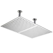 Hudson Reed Rectangular Dual Ceiling Mounted Shower Head - Chrome (HEAD66)