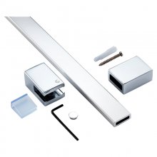 Ideal Standard Synergy straight bracing bracket - bright silver (L6229EO)