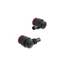 Aqualisa Inlet elbows - Black (Pair) (178530)