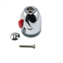 Mira Coda temperature control knob - chrome (1630.045)