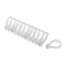 MX curtain rings - clear (RGH)