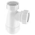 AKW Basin 1 1/4" Bottle Trap - White (08-006-040) - thumbnail image 1