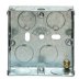 Appleby 1 Gang Flush Metal Back Box - 25mm (SB655) - thumbnail image 1