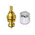 Aqualisa 1/2" tap knob assembly (hot) - chrome (173813) - thumbnail image 1