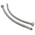 Bristan 1/2" BSP Flexible Tails - Pair (JL-09*20-08-SS-1-030) - thumbnail image 1