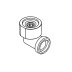 Bristan Hose Connecter Elbow (210E80510DH-FEU09) - thumbnail image 1