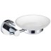 Bristan Round Soap Dish - Chrome (RD DISH C) - thumbnail image 1